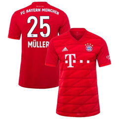 Thomas Müller Bayern Munich 2019/20 Home Player Jersey – Red 2019