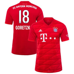 Leon Goretzka Bayern Munich 2019/20 Home Player Jersey – Red 2019