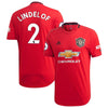 Image of Victor Lindelöf Manchester United 2019/20 Home Player Jersey – Red 2019