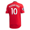 Image of Marcus Rashford Manchester United 2019/20 Home Player Jersey – Red 2019