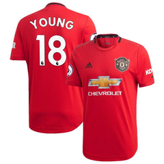 Ashley Young Manchester United 2019/20 Home Player Jersey – Red 2019