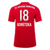 Image of Leon Goretzka Bayern Munich 2019/20 Home Player Jersey – Red 2019