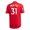 Image of Nemanja Matic Manchester United 2019/20 Home Player Jersey – Red 2019