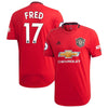 Image of Fred Manchester United 2019/20 Home Player Jersey – Red 2019