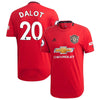 Image of Diogo Dalot Manchester United 2019/20 Home Player Jersey – Red 2019