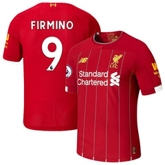 Roberto Firmino Liverpool New Balance 2019/20 Home Player Jersey – Red 2019