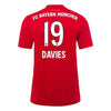 Image of Alphonso Davies Bayern Munich 2019/20 Home Player Jersey – Red 2019