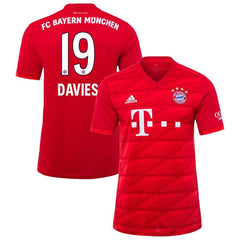 Alphonso Davies Bayern Munich 2019/20 Home Player Jersey – Red 2019