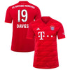 Image of Alphonso Davies Bayern Munich 2019/20 Home Player Jersey – Red 2019