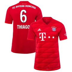 Thiago Alcântara Bayern Munich 2019/20 Home Player Jersey – Red 2019