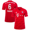 Image of Thiago Alcântara Bayern Munich 2019/20 Home Player Jersey – Red 2019