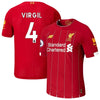 Image of Virgil Van Dijk Liverpool New Balance 2019/20 Home Player Jersey – Red 2019