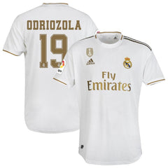 Álvaro Odriozola Real Madrid 2019/20 Home Player Jersey – White 2019