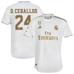 Daniel Ceballos Real Madrid 2019/20 Home Player Jersey – White 2019