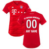 Image of Bayern Munich Women's 2019/20 Home Replica Custom Jersey – Red 2019