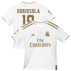 Álvaro Odriozola Real Madrid Youth 2019/20 Home Replica Jersey - White 2019