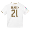 Image of Brahim Díaz Real Madrid Youth 2019/20 Home Replica Jersey - White 2019