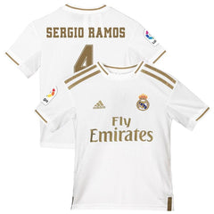 Sergio Ramos Real Madrid Youth 2019/20 Home Replica Jersey - White 2019