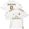 Image of Karim Benzema Real Madrid Youth 2019/20 Home Replica Jersey - White 2019