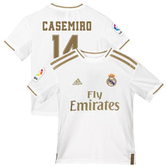 Carlos Casemiro Real Madrid Youth 2019/20 Home Replica Jersey - White 2019