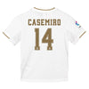 Image of Carlos Casemiro Real Madrid Youth 2019/20 Home Replica Jersey - White 2019