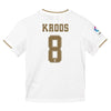 Image of Toni Kroos Real Madrid Youth 2019/20 Home Replica Jersey - White 2019