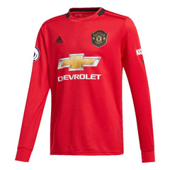 Manchester United Youth 2019/20 Home Replica Long Sleeve Custom Jersey – Red 2019