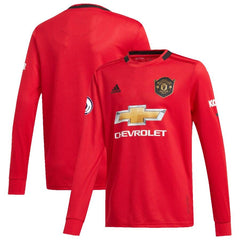 Manchester United Youth 2019/20 Home Replica Long Sleeve Jersey – Red 2019