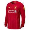 Image of Liverpool New Balance Youth 2019/20 Home Replica Long Sleeve Jersey – Red 2019