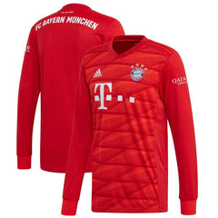 Bayern Munich 2019/20 Home Replica Long Sleeve Jersey – Red 2019