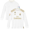 Image of Real Madrid Youth 2019/20 Home Replica Long Sleeve Jersey – White 2019