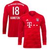 Image of Leon Goretzka Bayern Munich 2019/20 Home Replica Long Sleeve Player Jersey – Red 2019