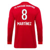 Image of Javi Martínez Bayern Munich 2019/20 Home Replica Long Sleeve Player Jersey – Red 2019