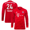 Image of Corentin Tolisso Bayern Munich 2019/20 Home Replica Long Sleeve Player Jersey – Red 2019