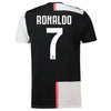 Image of Cristiano Ronaldo Juventus 2019/20 Home Replica Player Jersey – Black 2019