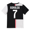 Image of Cristiano Ronaldo Juventus Youth 2019/20 Home Replica Player Jersey – Black 2019