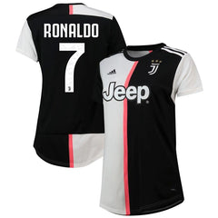 Cristiano Ronaldo Juventus Women's 2019/20 Home Replica Player Jersey – Black 2019