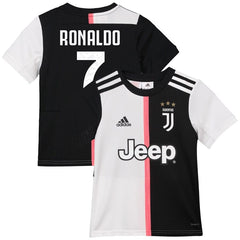 Cristiano Ronaldo Juventus Youth 2019/20 Home Replica Player Jersey – Black 2019