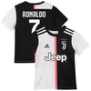 Image of Cristiano Ronaldo Juventus Youth 2019/20 Home Replica Player Jersey – Black 2019