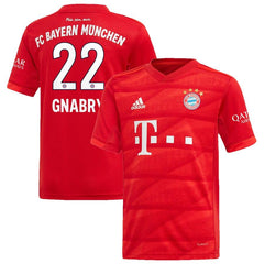 Serge Gnabry Bayern Munich 2019/20 Home Replica Player Jersey – Red 2019