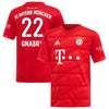 Image of Serge Gnabry Bayern Munich 2019/20 Home Replica Player Jersey – Red 2019