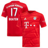 Image of Jérôme Boateng Bayern Munich 2019/20 Home Replica Player Jersey – Red 2019