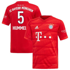 Mats Hummels Bayern Munich 2019/20 Home Replica Player Jersey – Red 2019