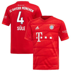 Niklas Süle Bayern Munich 2019/20 Home Replica Player Jersey – Red 2019