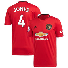 Phil Jones Manchester United 2019/20 Home Replica Player Jersey – Red 2019