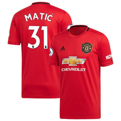 Nemanja Matic Manchester United 2019/20 Home Replica Player Jersey – Red 2019