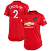 Image of Victor Lindelöf Manchester United Women's 2019/20 Home Replica Player Jersey – Red 2019