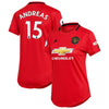 Image of Andreas Pereira Manchester United Women's 2019/20 Home Replica Player Jersey – Red 2019