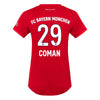 Image of Kingsley Coman Bayern Munich Women's 2019/20 Home Replica Player Jersey – Red 2019