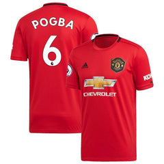 Paul Pogba Manchester United 2019/20 Home Replica Player Jersey – Red 2019